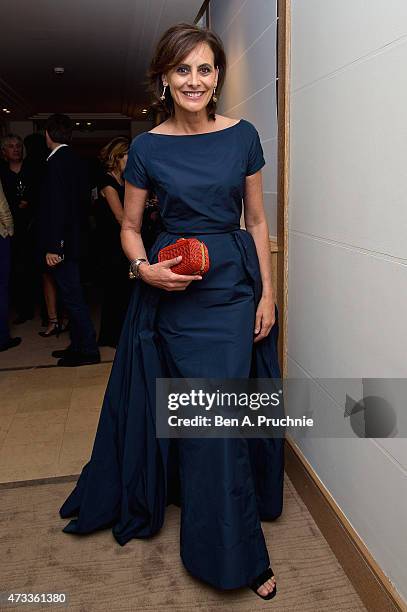 Ines de La Fressange attends a party hosted by L'Oreal Paris, UniFrance and Stylist during the 68th annual Cannes Film Festival on May 14, 2015 in...