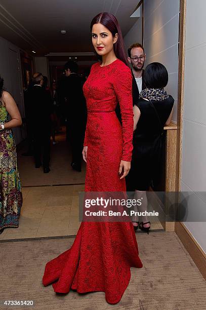 Katrina Kaif attends a party hosted by L'Oreal Paris, UniFrance and Stylist during the 68th annual Cannes Film Festival on May 14, 2015 in Cannes,...
