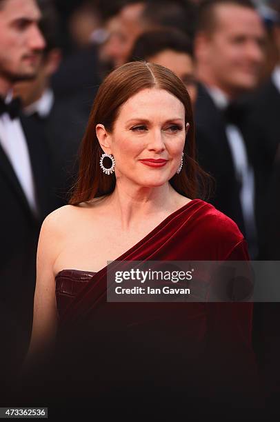 Actress Julianne Moore attends the "Mad Max : Fury Road" Premiere during the 68th annual Cannes Film Festival on May 14, 2015 in Cannes, France.