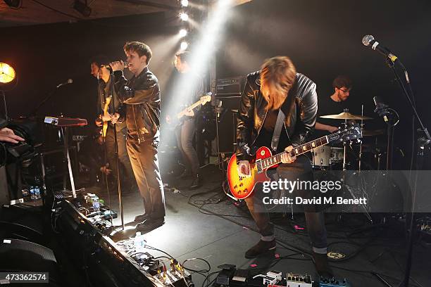 Nothing But Thieves perform at the Versus Versace Fall Winter Collection unveiling at The Old Brewery on May 14, 2015 in London, England.