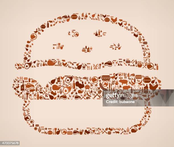 cheeseburger summer barbecue invitation vector background - cheeseburger pattern stock illustrations