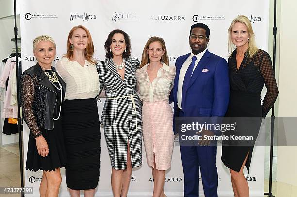 Gretchen Pace, Amy Wakeland, Karis Durmer, Bridget Gless Keller, Daniel Beaty and Jill Olofsen attend The C.H.I.P.S. Spring Luncheon 2015 on May 14,...