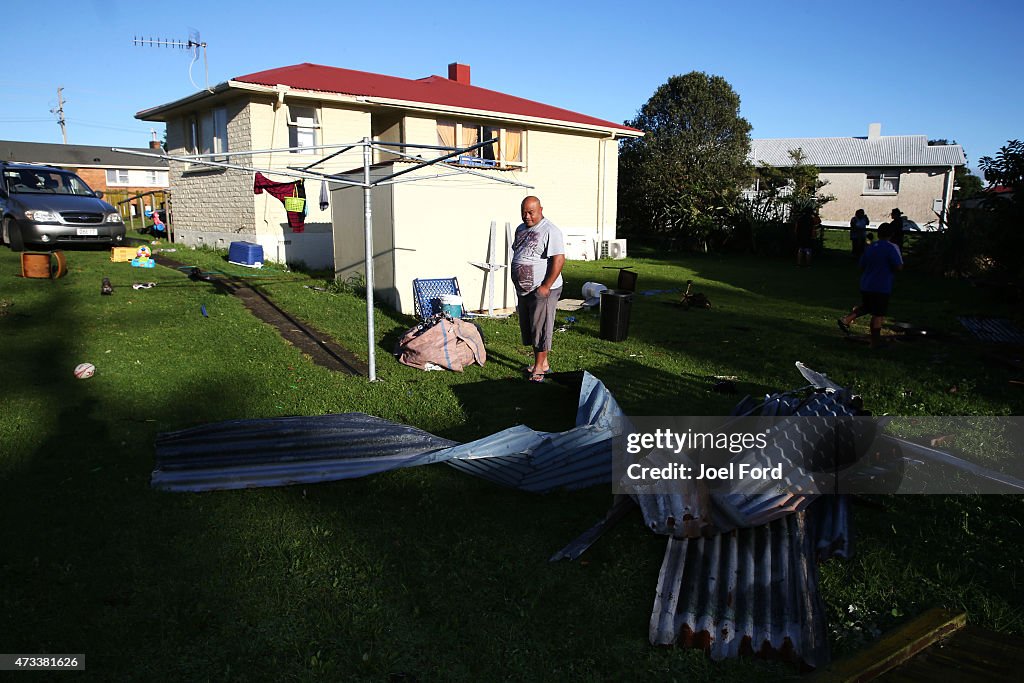 Clean Up Begins After Tauranga Tornado