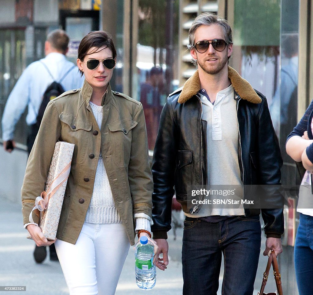 Celebrity Sightings In New York City - May 14, 2015