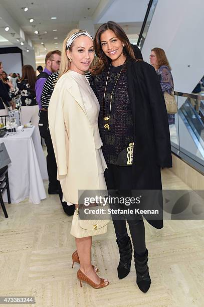 Brooke Davenport and Touriya Haoud attend the C.H.I.P.S. Spring Luncheon 2015 on May 14, 2015 in Beverly Hills, California.