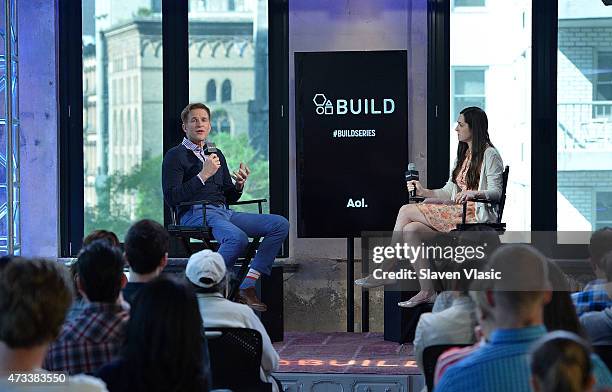 Actor Matthew Modine attends AOL's BUILD Speaker Series to talk about his new TNT series "Proof" at AOL Studios In New York on May 14, 2015 in New...
