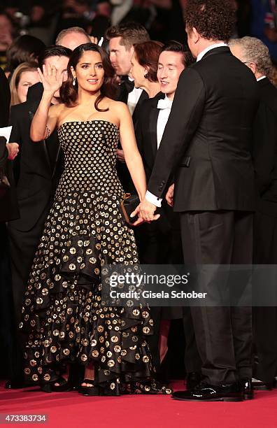 Salma Hayek attends the Premiere of "Il Racconto Dei Racconti" during the 68th annual Cannes Film Festival on May 14, 2015 in Cannes, France.