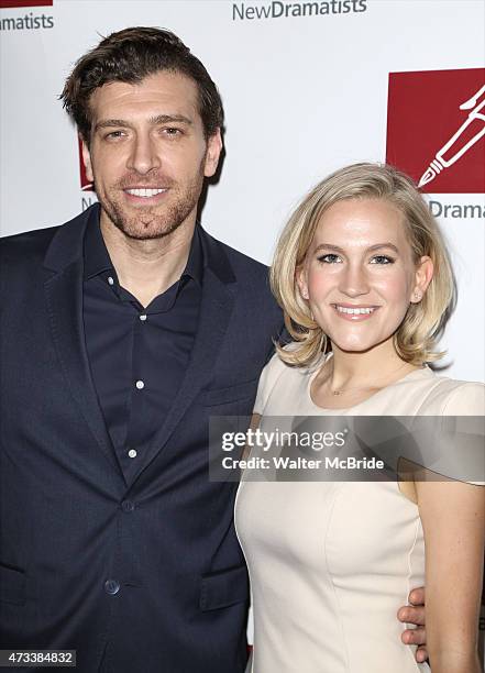 Tam Mutu and Lora Lee Gayer attend the 66th Annual New Dramatists Luncheon at The New York Marriott Marquis on May 14, 2015 in New York City.