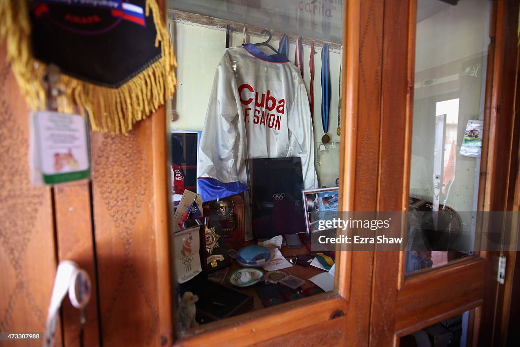 Cuban Boxing Great Felix Savon at Home