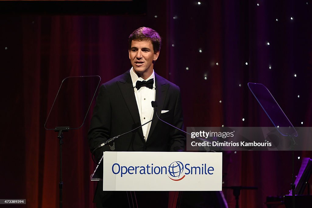 13th Annual Operation Smile Event Hosted By Kate Walsh  With Special Guest Eli Manning Honoring Johnson & Johnson And Barbara Majeski & Family