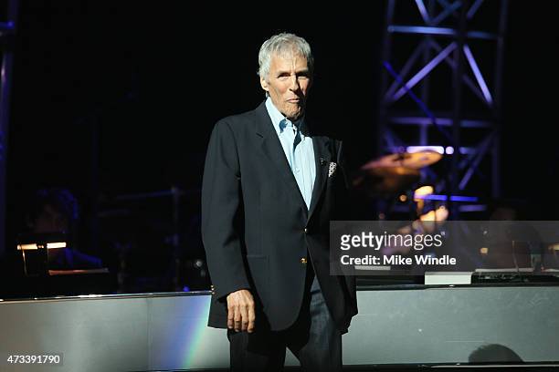 Musician Burt Bacharach onstage during the SeriousFun Children's Network 2015 Los Angeles Gala: An Evening Of SeriousFun celebrating the legacy of...