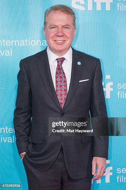 Seattle Mayor Ed Muray attends the 2015 Seattle International Film Festival opening night gala at McCaw Hall on May 14, 2015 in Seattle, Washington.