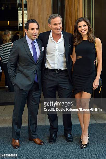 Paul Nassif, Terry Dubrow and Heather Dubrow are seen departing the Jacob Javits Center on May 14, 2015 in New York City.