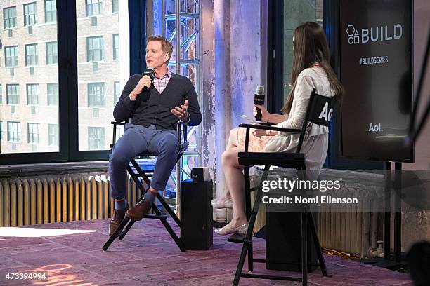 Matthew Modine Visits AOL Build at AOL Studios In New York on May 14, 2015 in New York City.