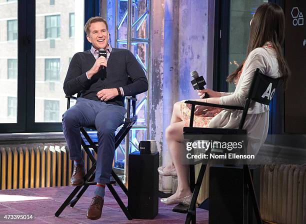 Matthew Modine Visits AOL Build at AOL Studios In New York on May 14, 2015 in New York City.