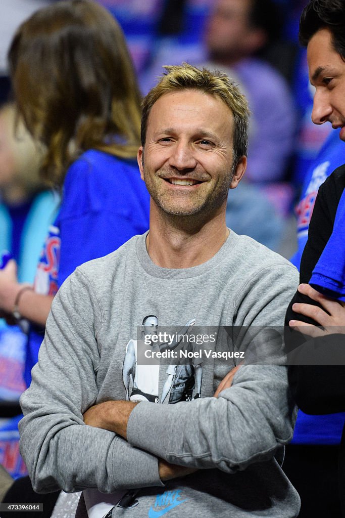 Celebrities At The Los Angeles Clippers Game