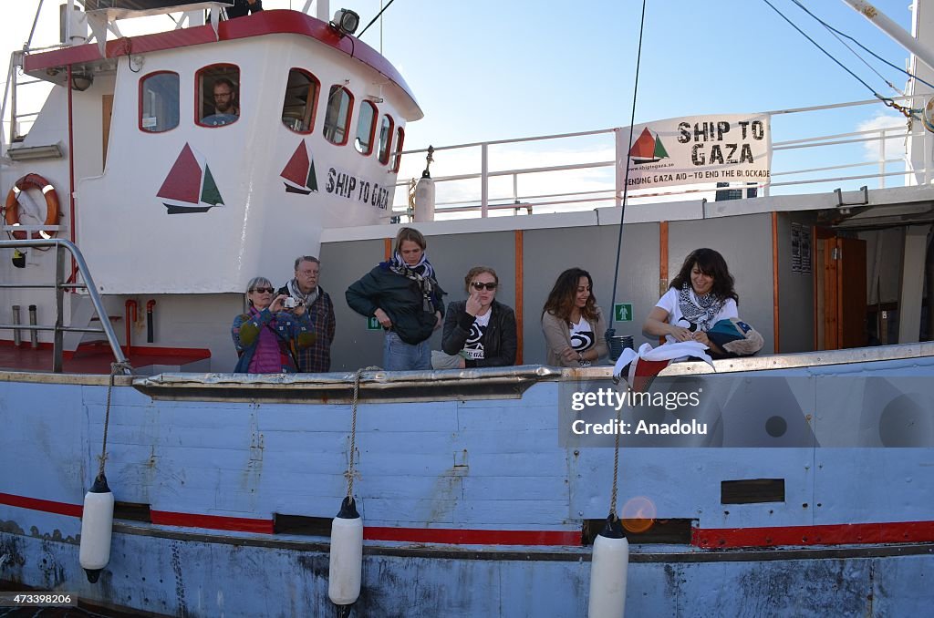 Swedish fishing boat carrying humanitarian aid to Gaza arrives to Copenhagen
