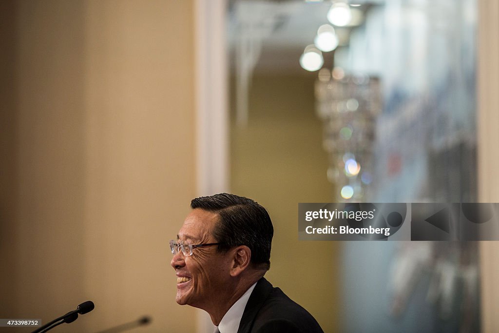 Wharf Holdings Ltd. Chairman And Billionaire Peter Woo Attends Annual General Meeting