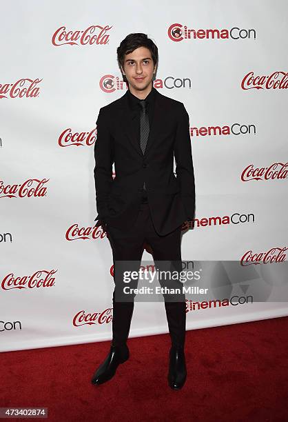 Actor Nat Wolff, one of the recipients of the Rising Stars of 2015 Award, attends The CinemaCon Big Screen Achievement Awards Brought to you by The...
