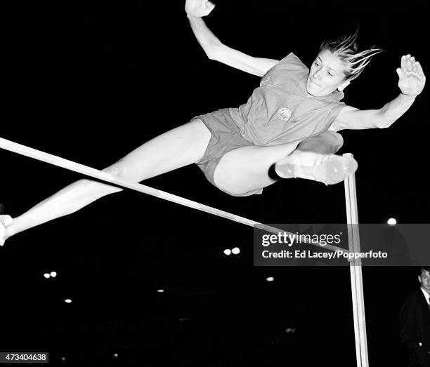 Iolanda Balas of Romania in action at the White City Stadium in London on 30th September, 1959.