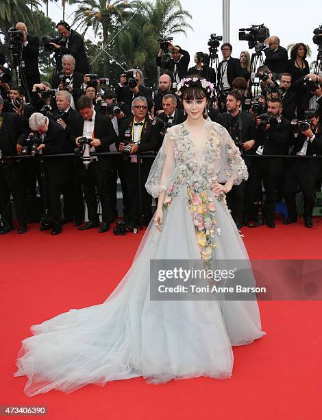 Fan Bingbing attends the "Mad Max: Fury Road" premiere during the 68th annual Cannes Film Festival on May 14, 2015 in Cannes, France.