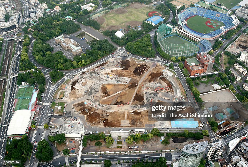 National Stadium Stand Demolition Work Completed