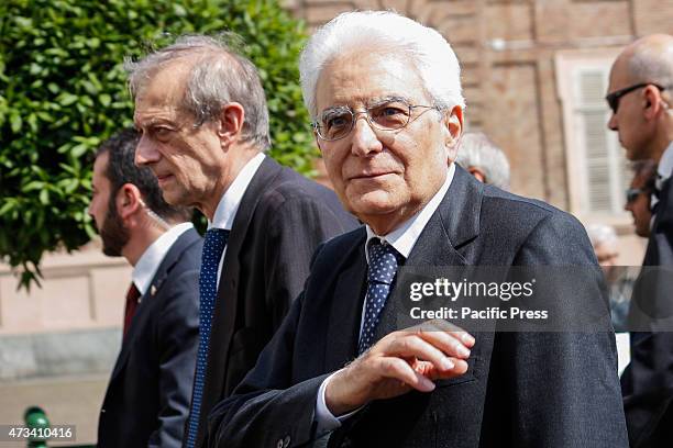 The President of the Italian Republic Sergio Mattarella visited privately the Duomo for the Exposition of the Holy Shroud.