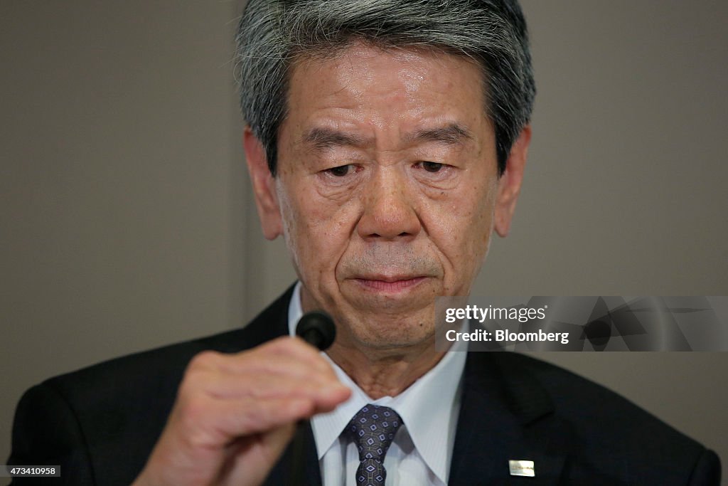 Toshiba Corp. President Hisao Tanaka News Conference To Brief Media On Account Probe