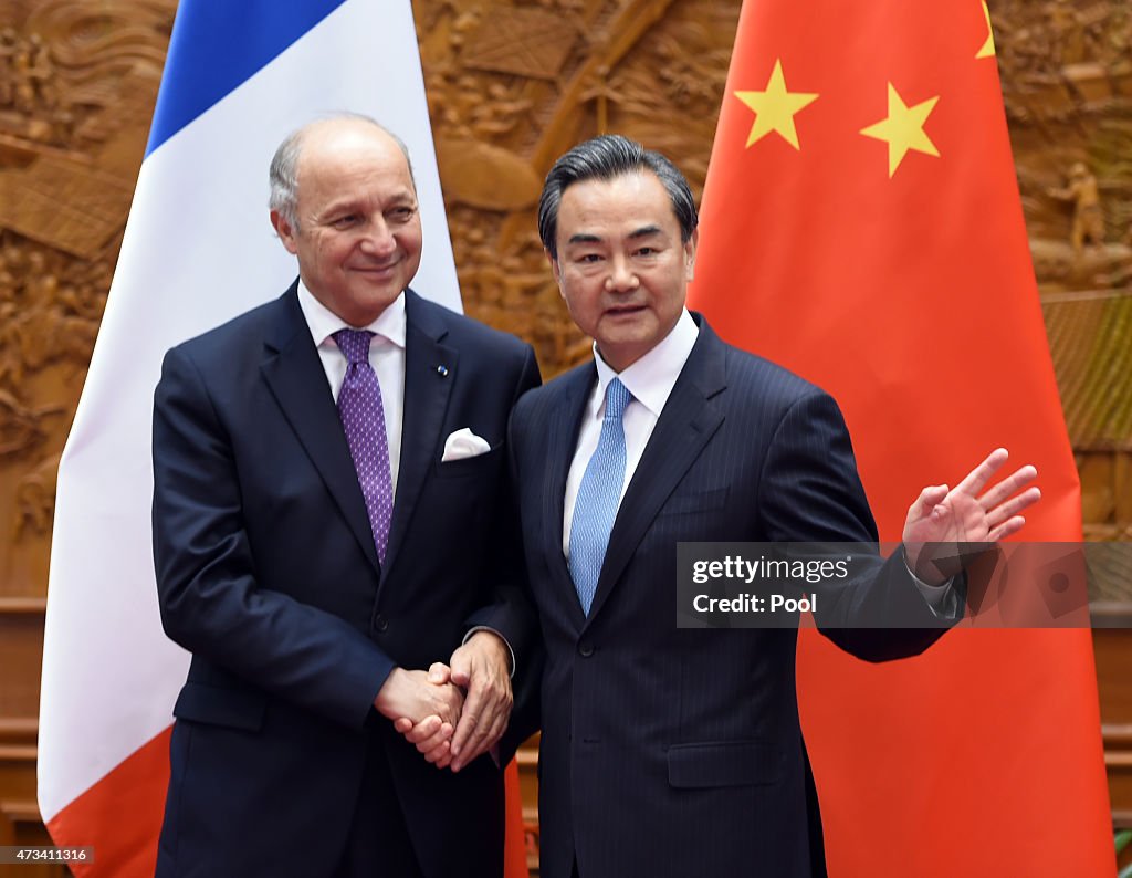 French Foreign Minister Laurent Fabius Visits China