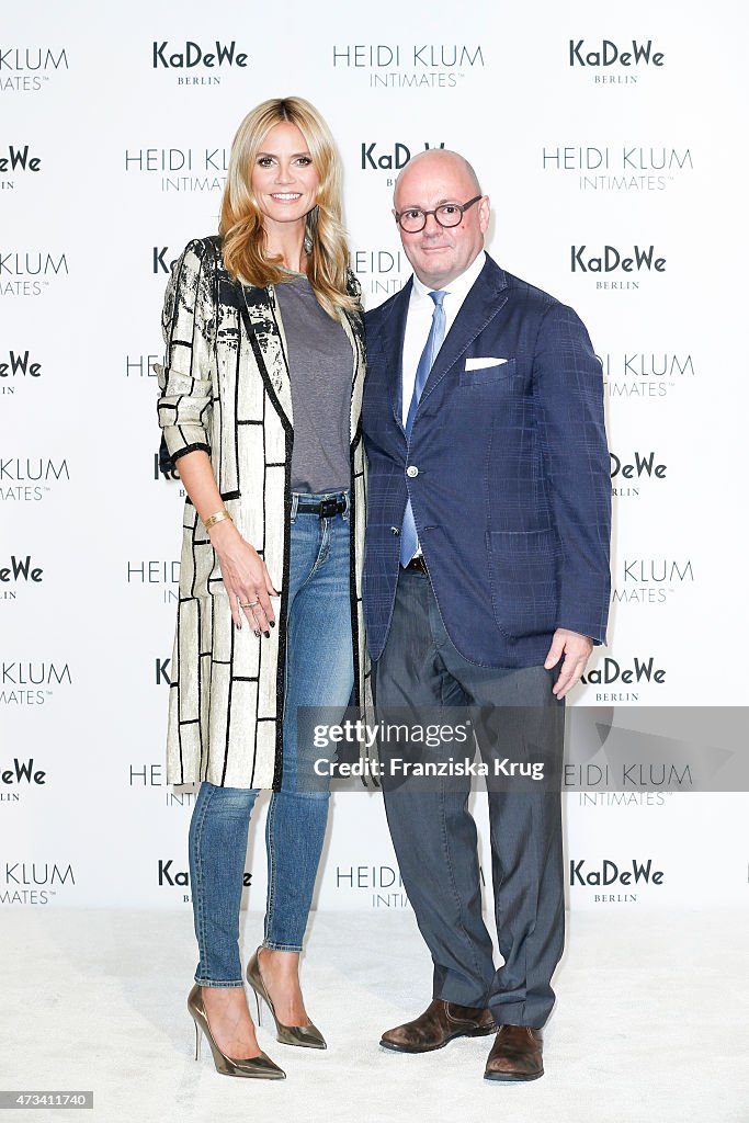 Heidi Klum At KaDeWe