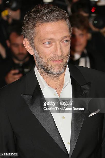 Vincent Cassel attends the "Il Racconto Dei Racconti" premiere during the 68th annual Cannes Film Festival on May 14, 2015 in Cannes, France.