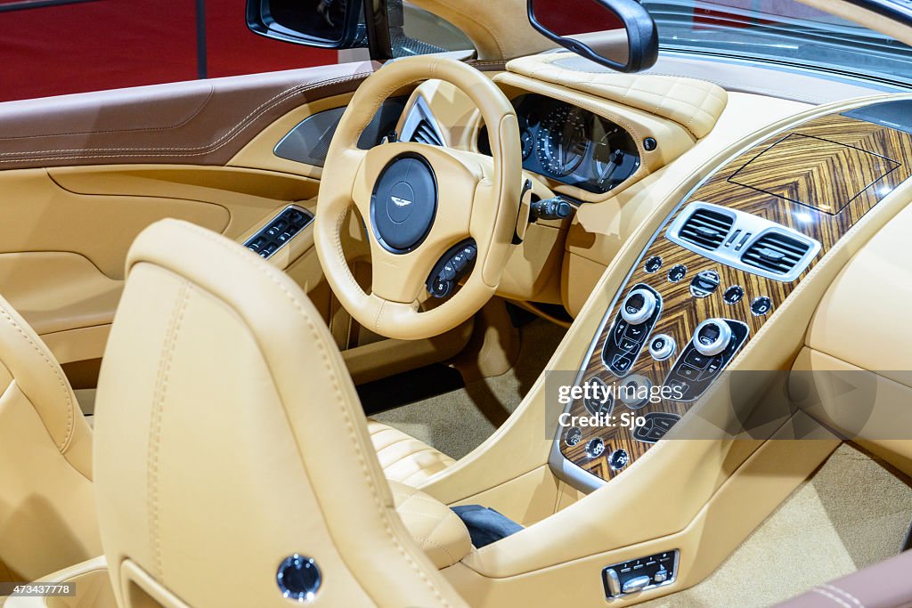 Aston Martin Convertible Interior