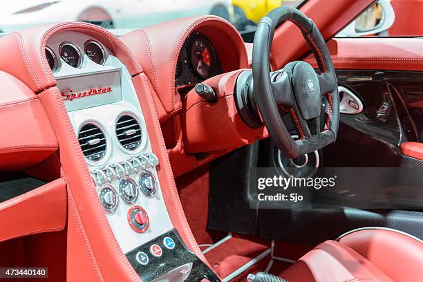 noble speedster 600 prototype interior - seat 600 stock pictures, royalty-free photos & images