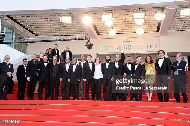 General Delegate of Cannes Film Festival Thierry Fremaux, guest, Mathias Erde, Matthieu Taponier, guest, Gabor Rajna , Gabor Sipos, Todd Charmont,...