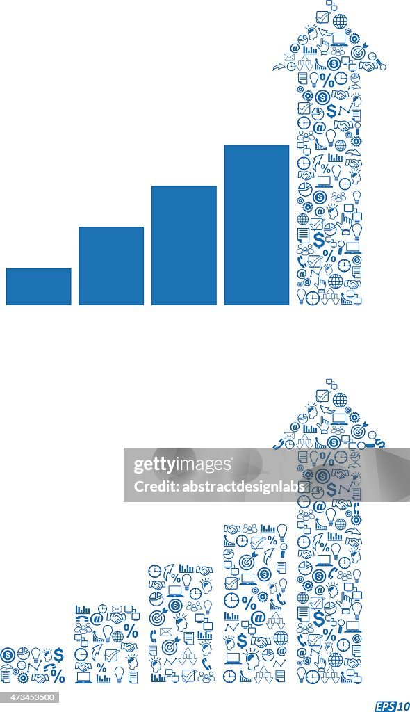 Lumpy Business Graph Business Growth Graph
