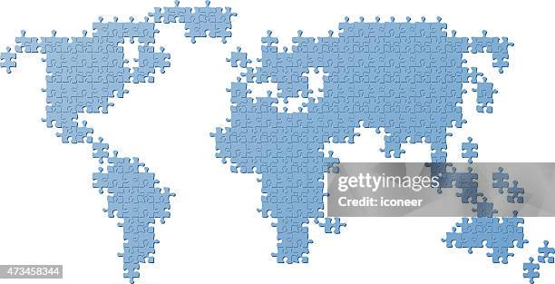 Mapping Puzzle Map Puzzle Pieces Photos and Premium High Res Pictures - Getty Images