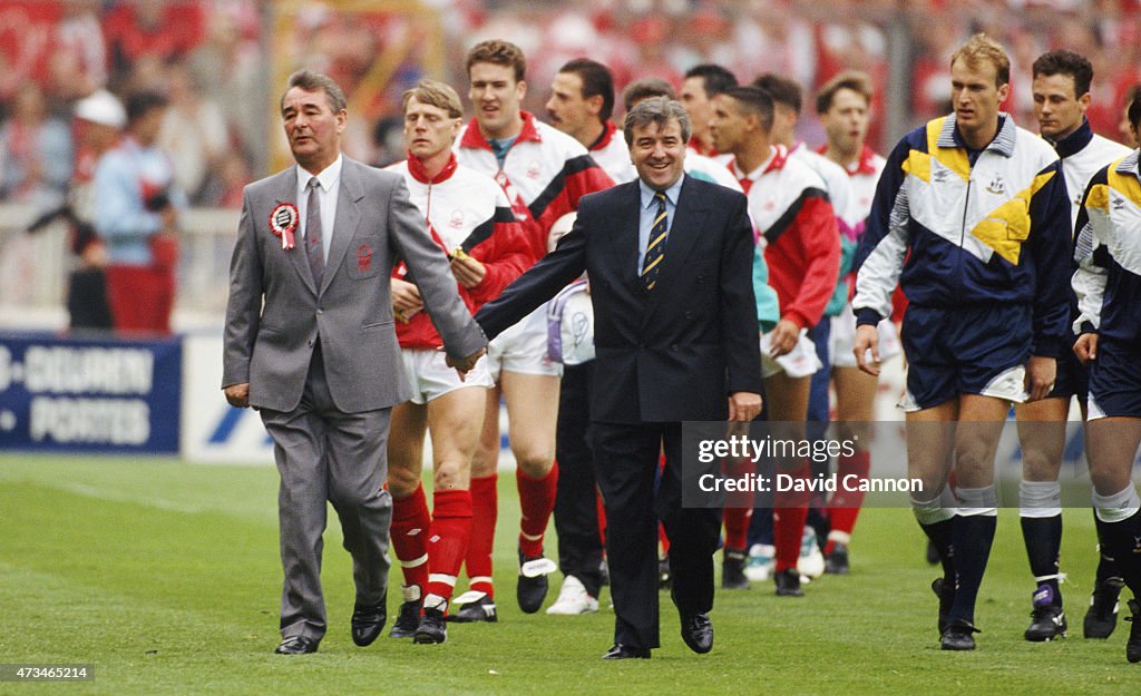 Brian Clough and Terry Venables 1991 FA Cup Final