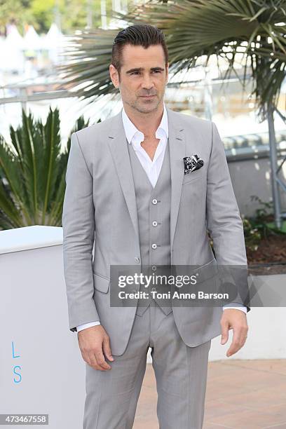 Colin Farrell attends the "The Lobster" photocall during the 68th annual Cannes Film Festival on May 15, 2015 in Cannes, France.