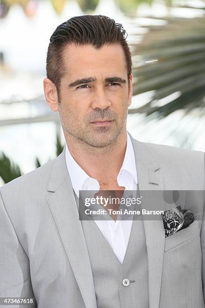 Colin Farrell attends the "The Lobster" photocall during the 68th annual Cannes Film Festival on May 15, 2015 in Cannes, France.