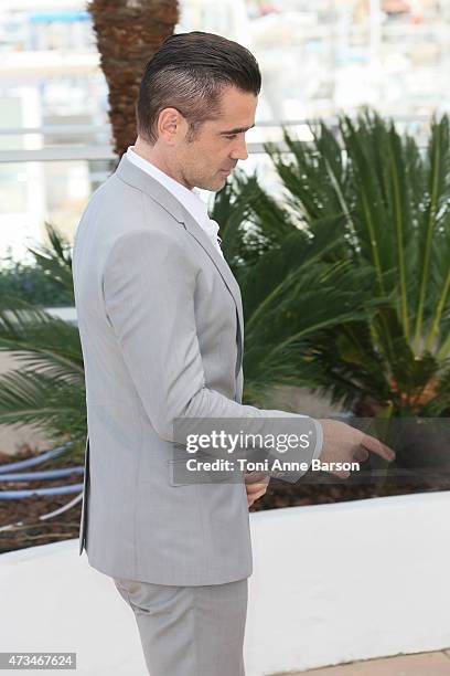 Colin Farrell attends the "The Lobster" photocall during the 68th annual Cannes Film Festival on May 15, 2015 in Cannes, France.