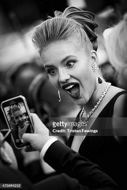 An alternative view at the Premiere of "Irrational Man" during the 68th annual Cannes Film Festival on May 15, 2015 in Cannes, France.