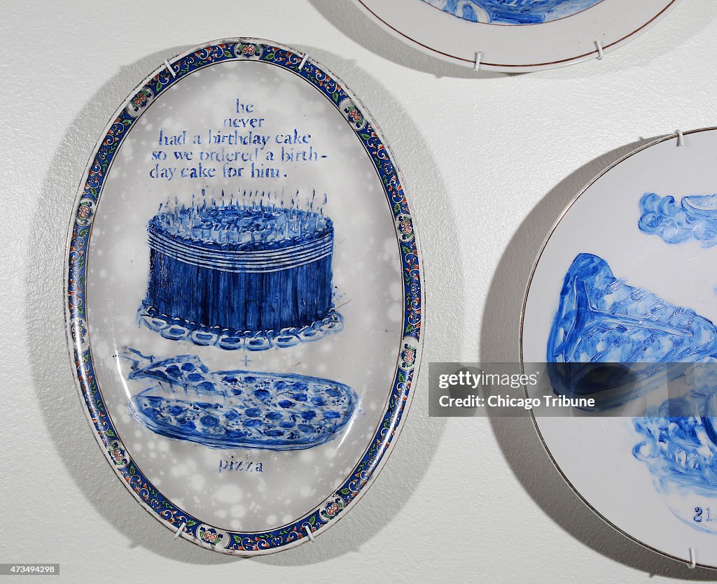 Artist's 600 plates depict the final meals of death row inmates