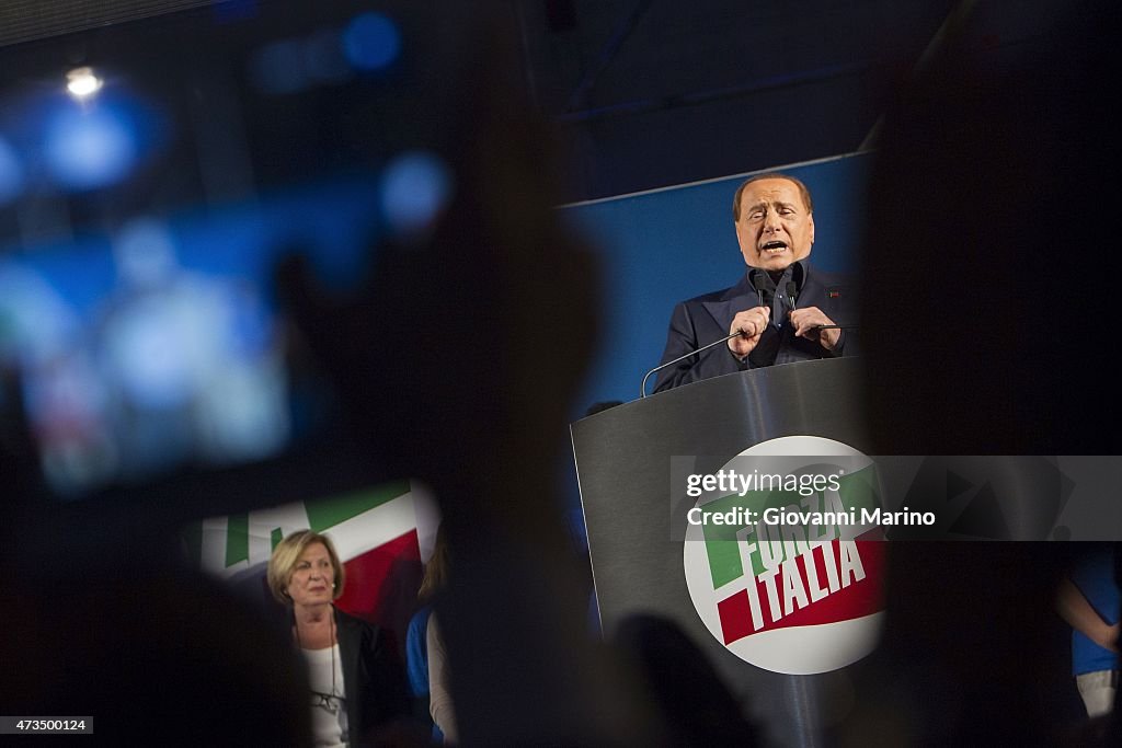 Berlusconi Election Tour In Puglia