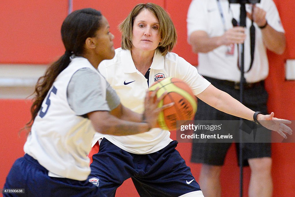 US PAN AM WOMENS BASKETBALL TEAM TRYOUTS