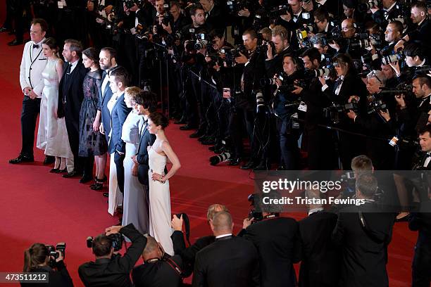 John C. Reilly,Angeliki Papoulia,Michael Smiley,Ariane Labed,Yorgos Lanthimos,Rachel Weisz,Colin Farrell,Léa Seydoux,Ben Whishaw and Jessica Barden...