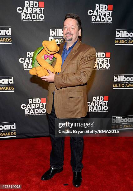 Puppeteer Terry Fator at Radio Row during the 2015 Billboard Music Awards at MGM Grand Garden Arena on May 15, 2015 in Las Vegas, Nevada.