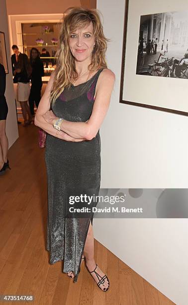 Martha Fiennes attends as Charles Finch hosts his annual Filmmakers Dinner and photographic exhibition in celebration of 'The Art Of Behind The...