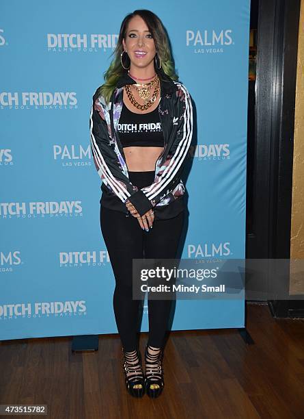 YouTube Star Jenna Marbles hosts Ditch Fridays at Palms Pool & Dayclub at the Palms Casino Resort on May 15, 2015 in Las Vegas, Nevada.