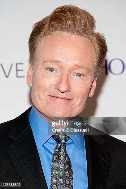 Conan O'Brien attends The Paley Center For Media Hosts A Conversation With Anderson Cooper And Conan O'Brien at The Paley Center For Media on May 15,...