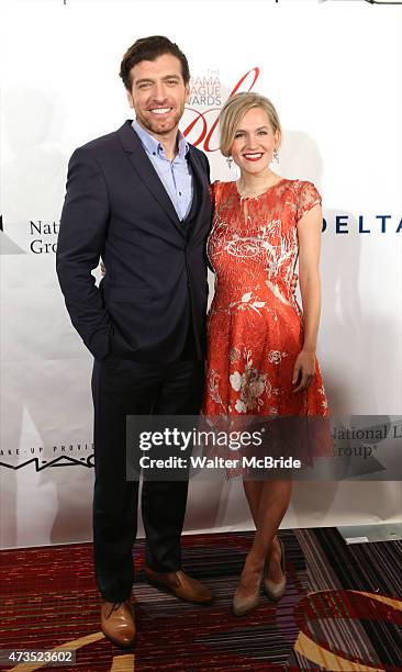 Tam Mutu and Lora Lee Gayer attend the 85th Annual Drama League Awards Ceremony and Luncheon at The New York Marriott Marquis on May 15, 2015 in New...